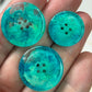 Underwater inspired buttons