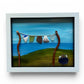 Shetland washing art