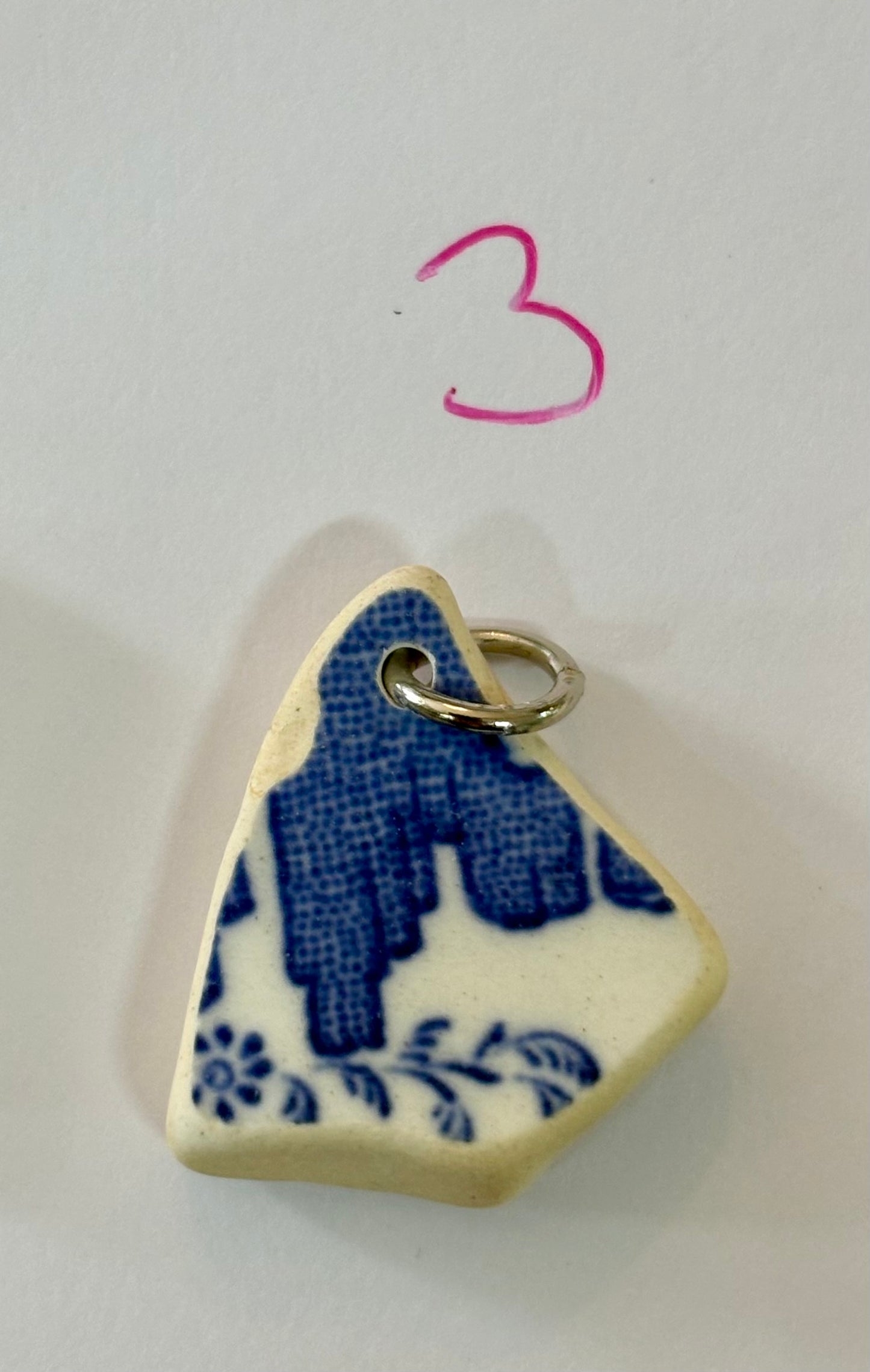 Sea Pottery Blue Pendants