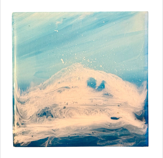 Sea cloud, mini resin seascape