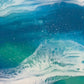 Aurora reflections seascape | Square 30cm