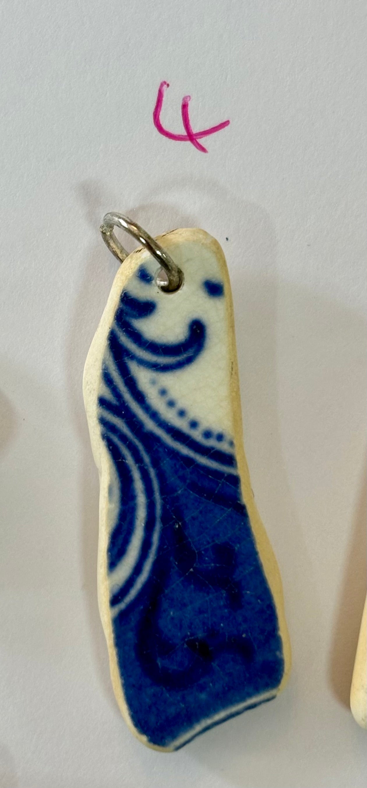 Sea Pottery Blue Pendants