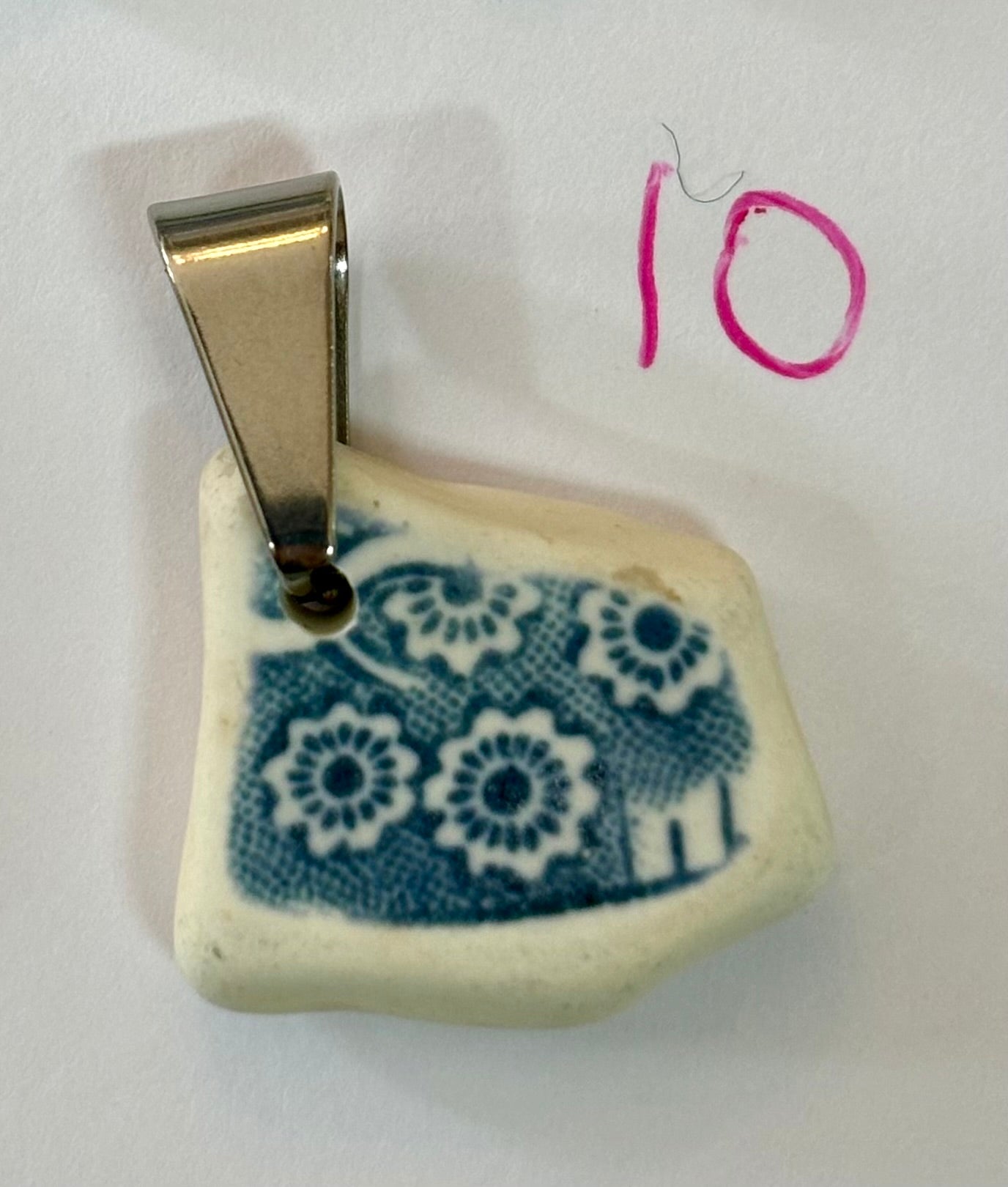 Sea Pottery Blue Pendants