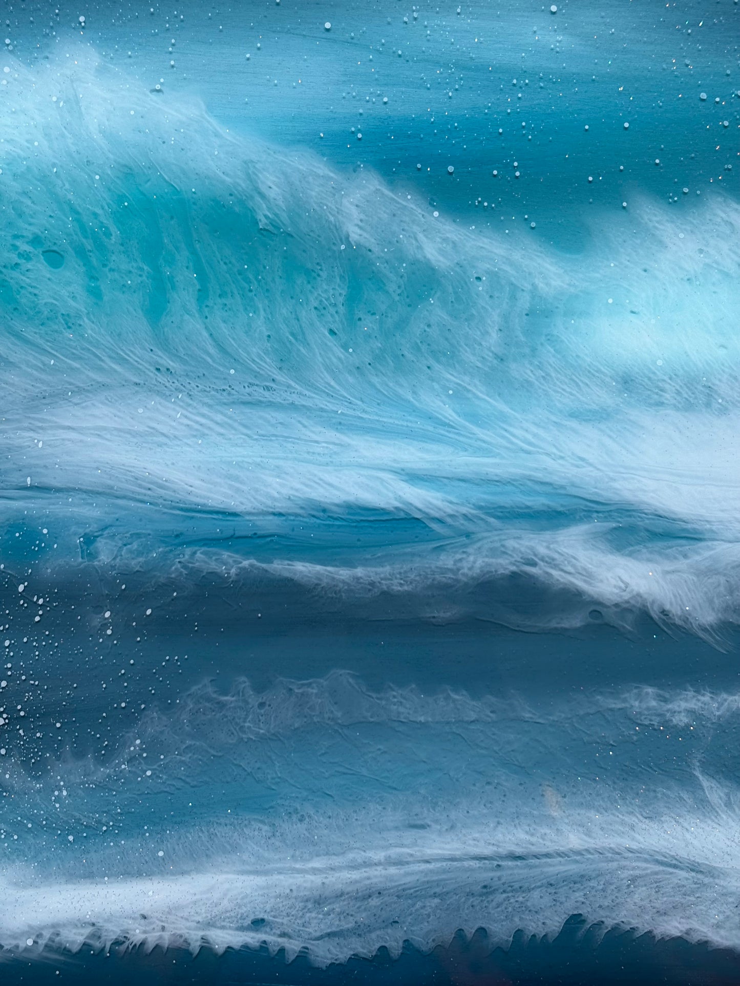 Oceans embrace | square 30cm