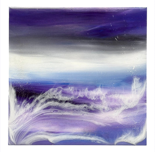 Violet tide seascape | 30 cm