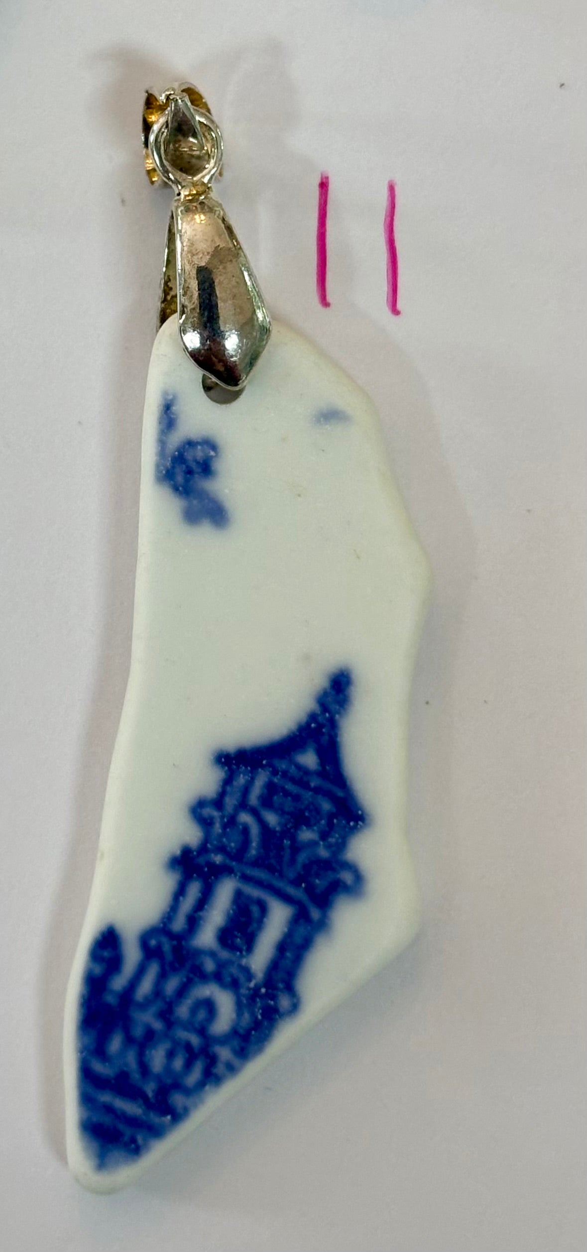 Sea Pottery Blue Pendants