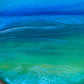 Glossy Seascape Art | Circle 20cm