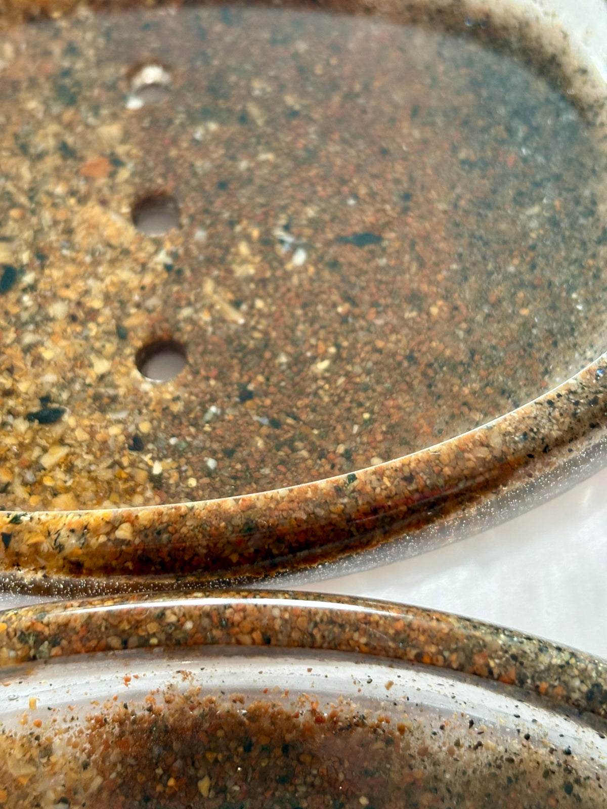 Shetland sand soap dishes