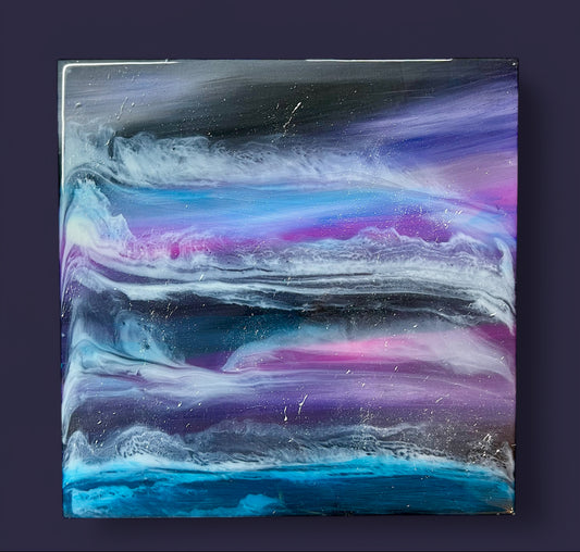 Pink skies seascape | Square