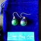 Aurora Borealis Sphere Drop Resin Earrings