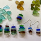 Seaglass stack pendants.