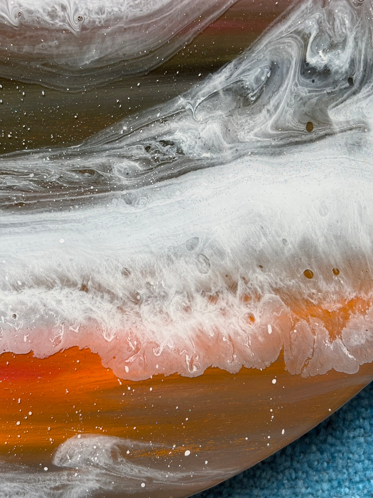 Burning tide seascape | 40 cm