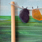 Mini washing line | 10 cm black