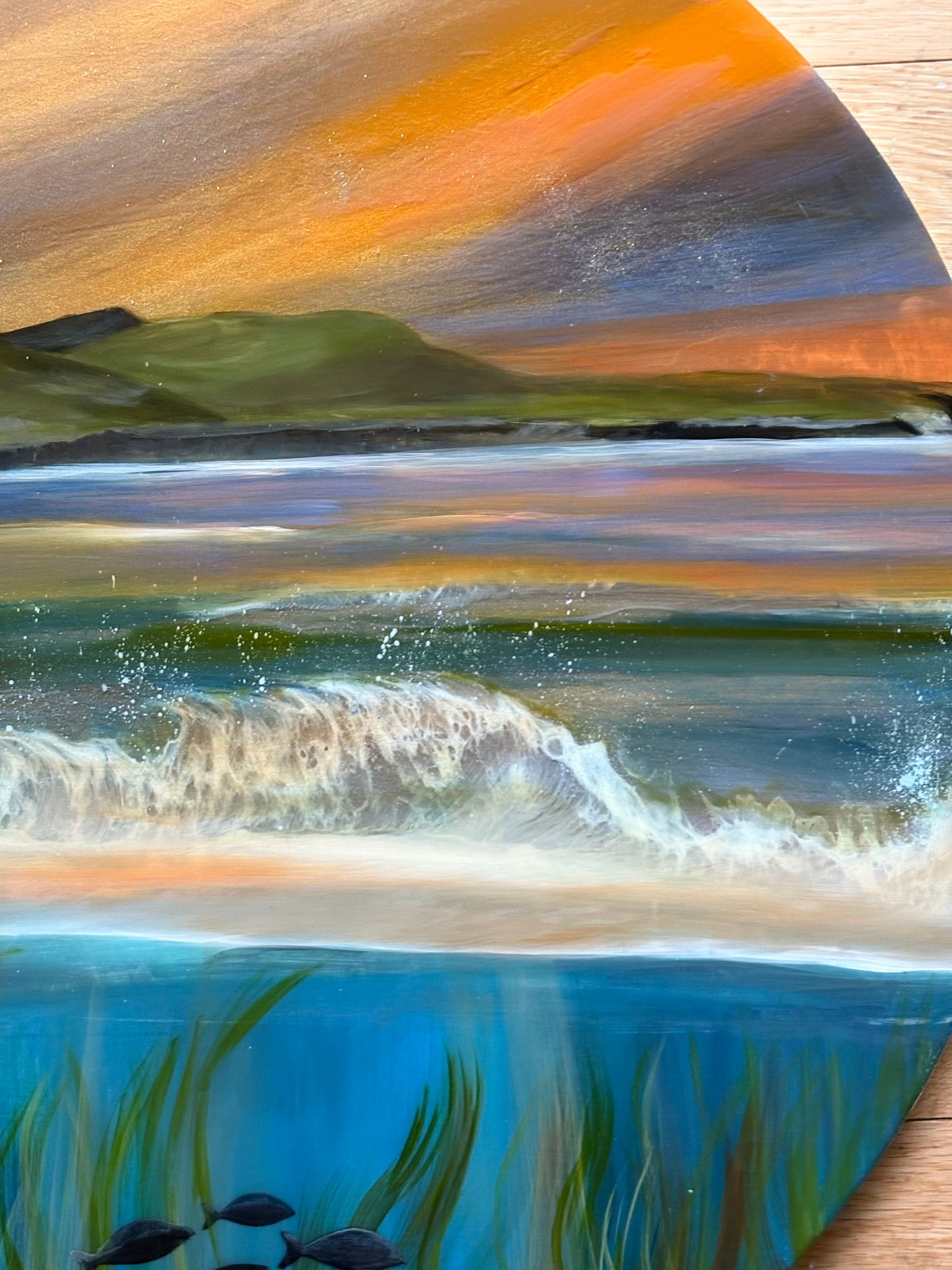 Evening tide at Foula