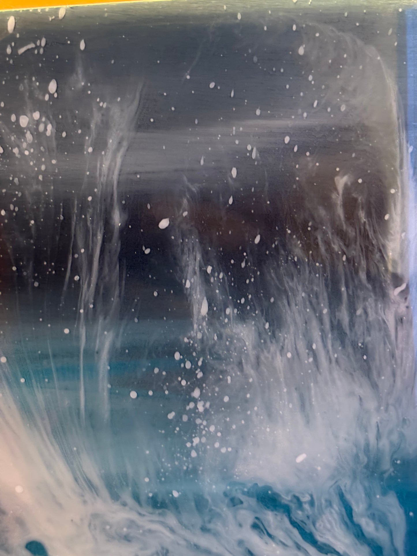 Mini resin seascape artwork