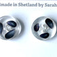 Shetland Mussel Shell Resin Buttons