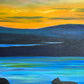 Sunset sheep Acrylic Painting