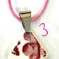 Sea Pottery Pink Pendants
