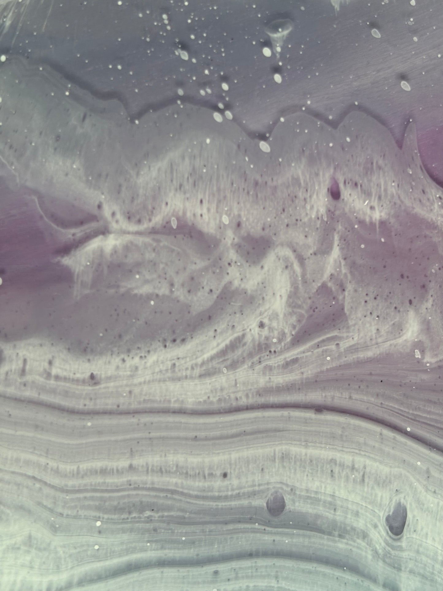 Sea of amethyst seascape | 40 cm