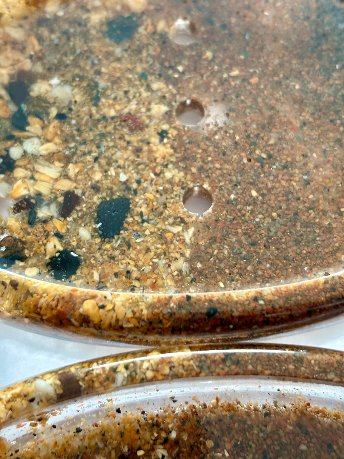 Shetland sand soap dishes
