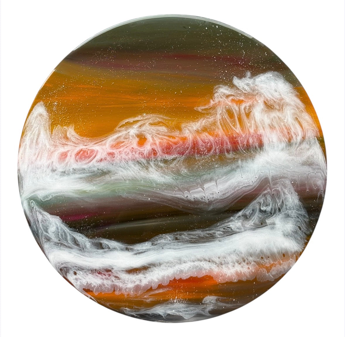 Burning tide seascape | 40 cm