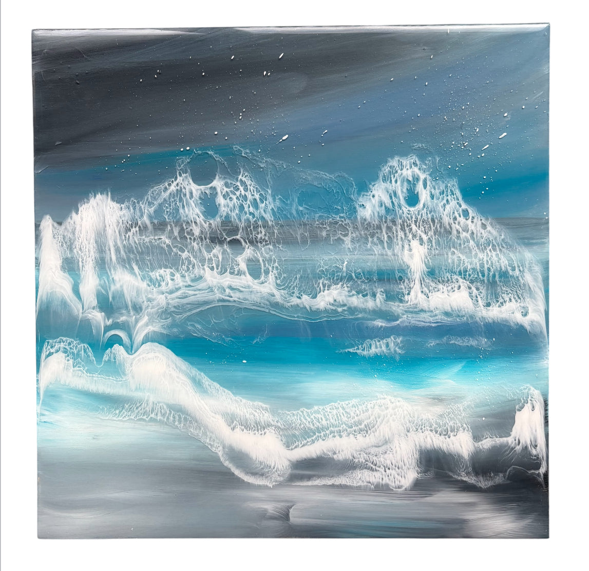 Veil of the Sea seascape | square 30 cm