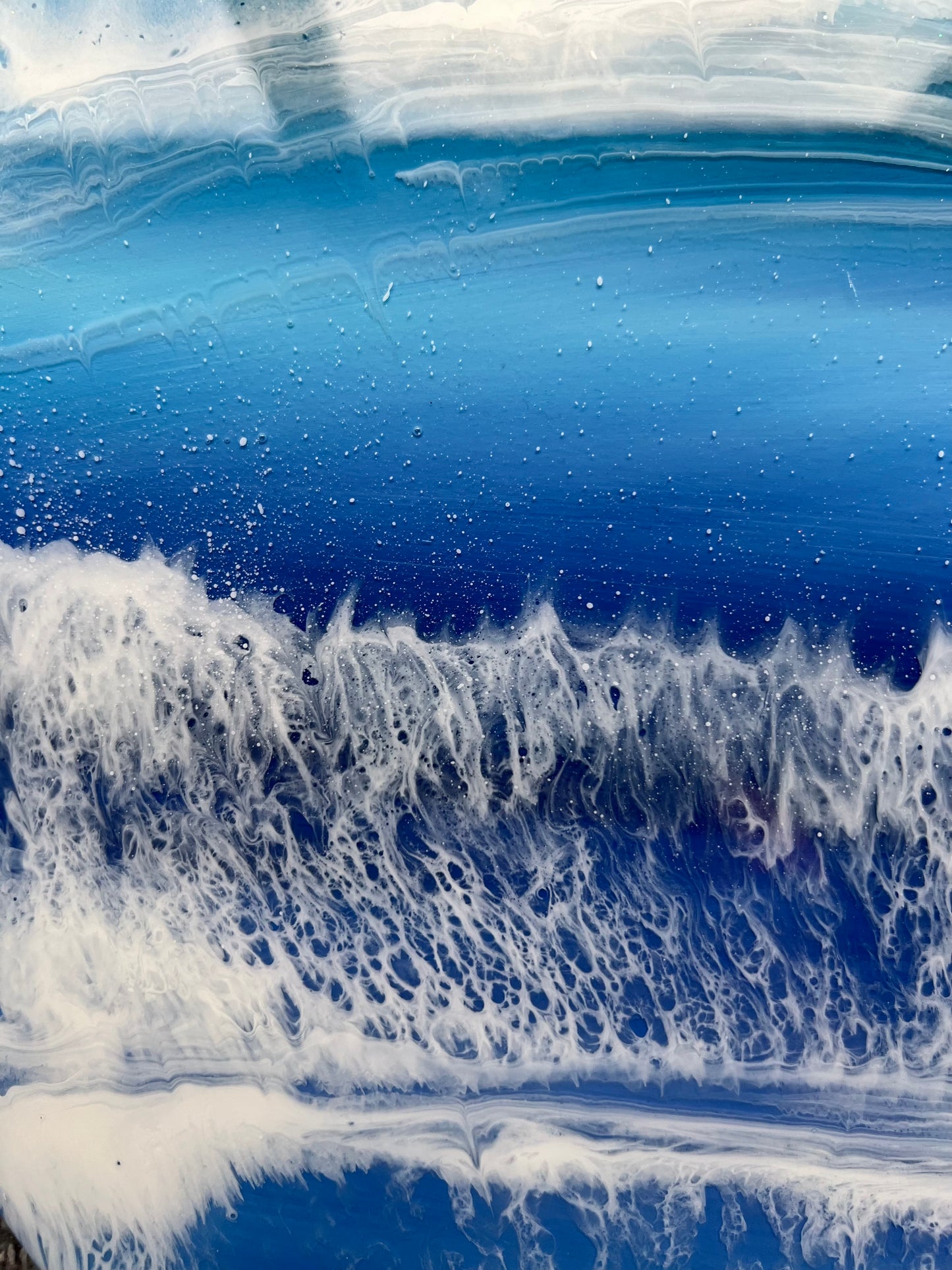 Realistic Seascape Shetland  | Circle 50 cm