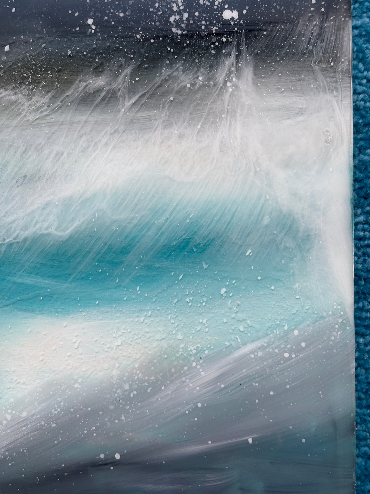 Wild turquoise seascape | 30 cm
