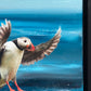 Coming in to land | framed 24cm