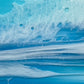 Summer blue Resin Art Seas | square