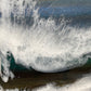 Aurora breaker seascape | Square 30cm