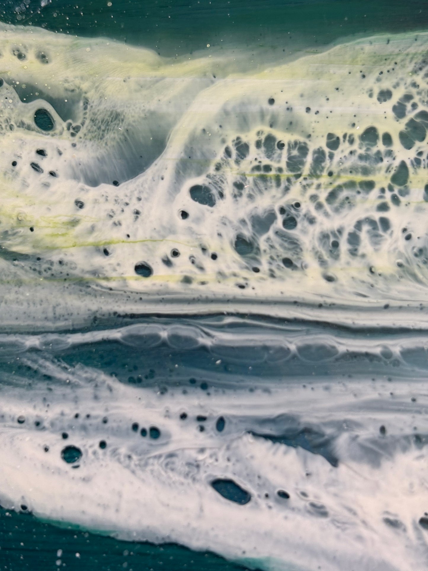Green fire sea | 30 cm
