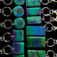Aurora Borealis Glow In The Dark Resin Keyring