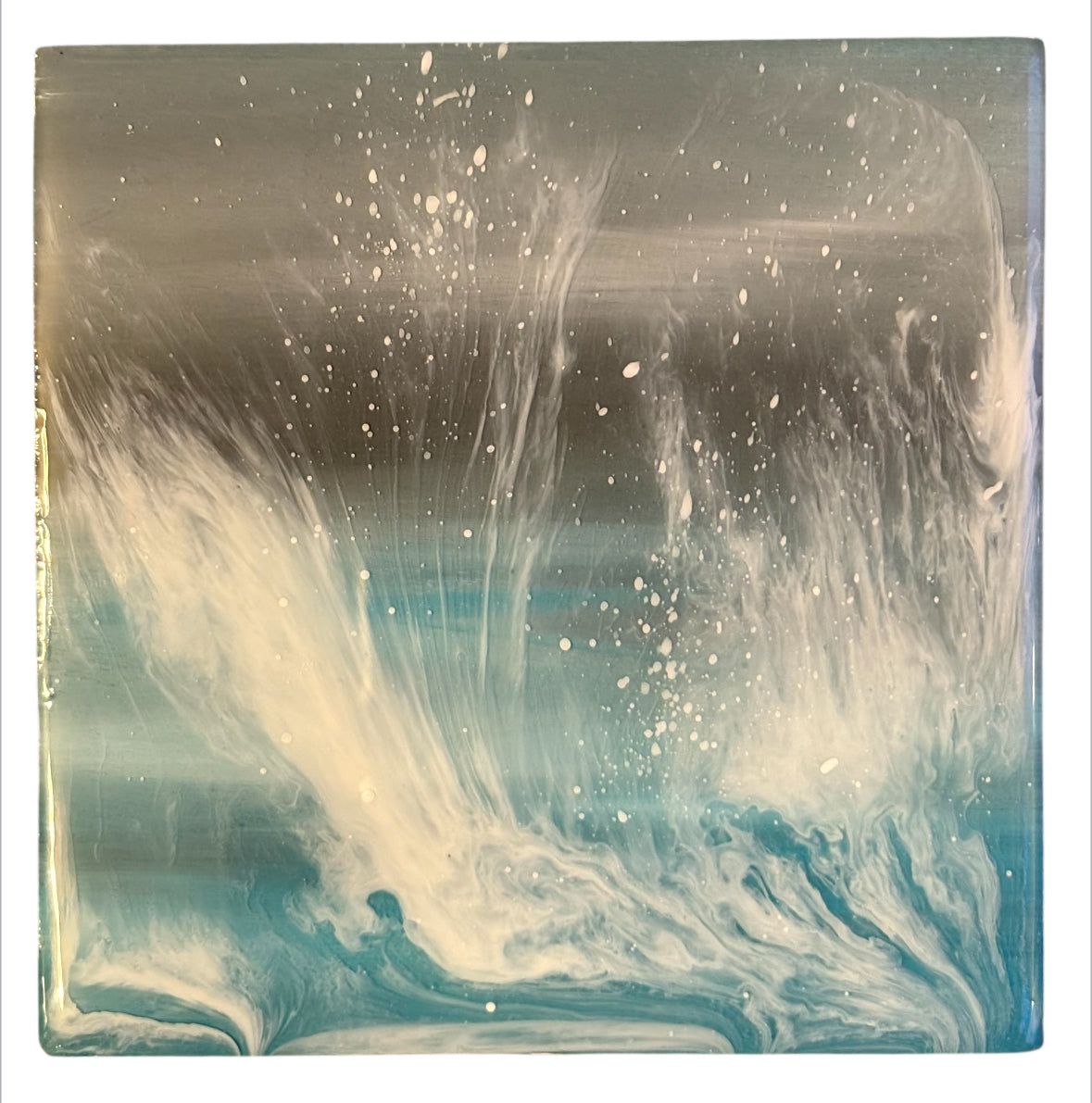 Mini resin seascape artwork