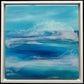 Summer blue Resin Art Seas | square