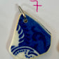 Sea Pottery Blue Pendants