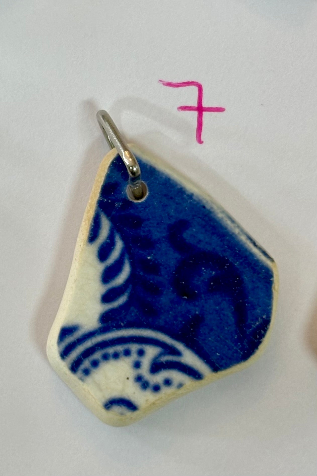 Sea Pottery Blue Pendants