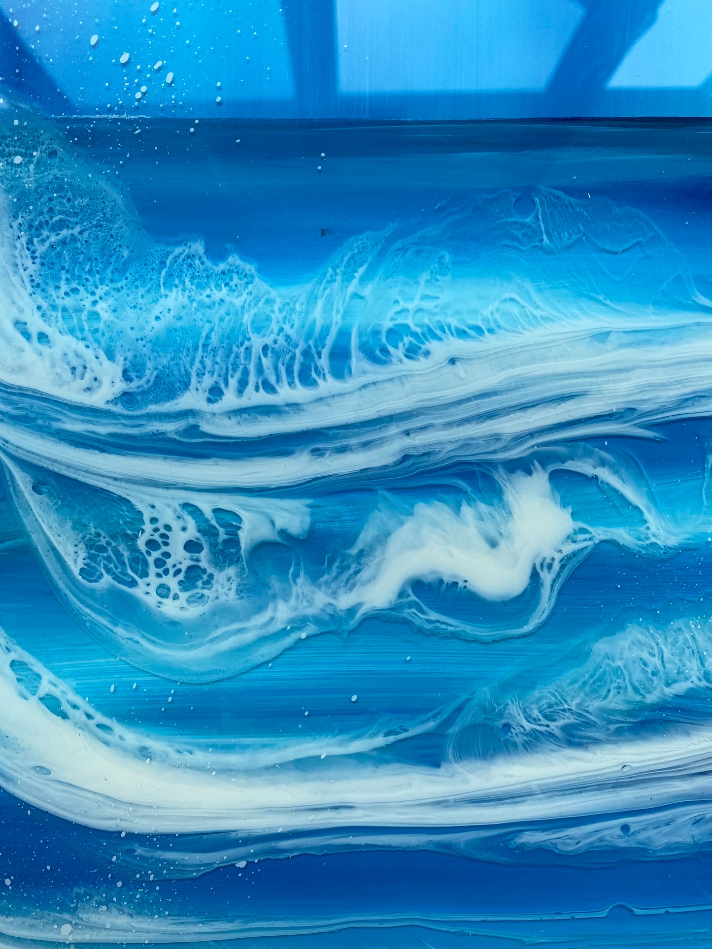 Seascape Resin Artwork | Rectangle
