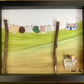 Sea Glass Washing Line Art