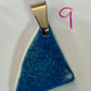 Sea Pottery Blue Pendants