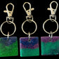 Aurora Borealis Glow In The Dark Resin Keyring
