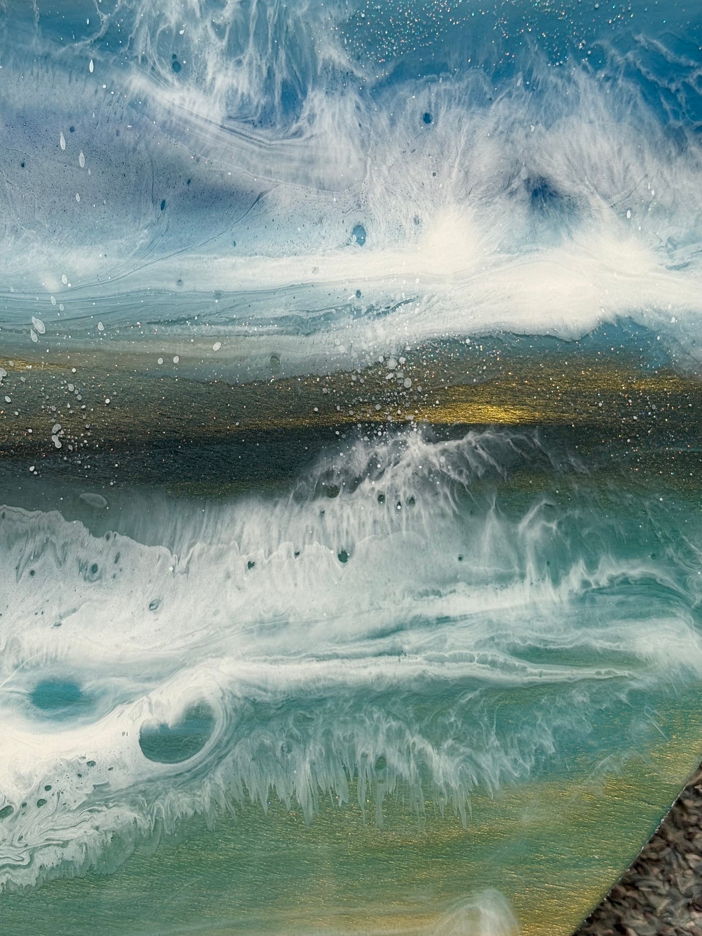 Gilded tide | 40 cm