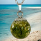 Shetland Seaweed Pendant | Green