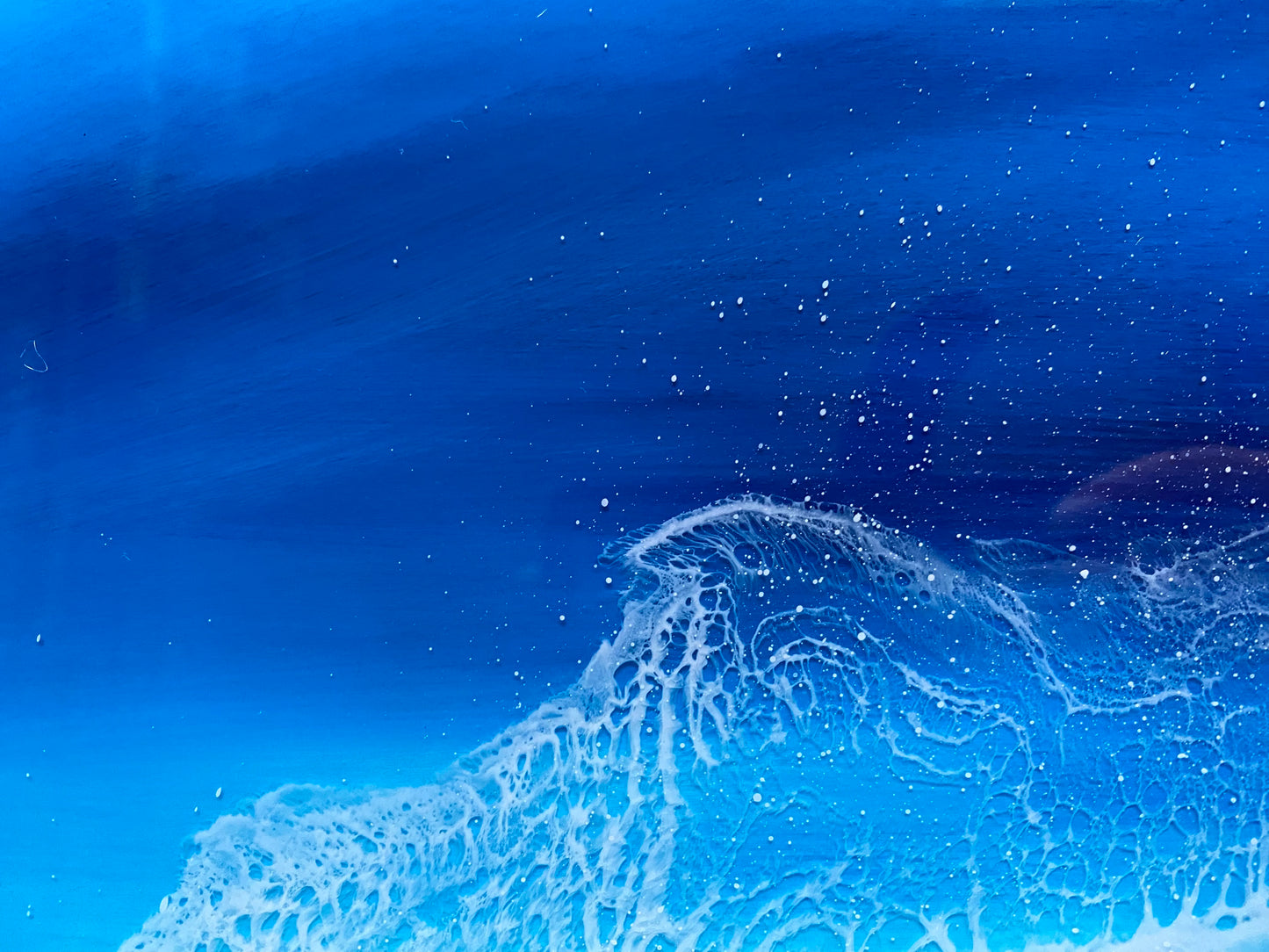 Abstract Resin waves | Square