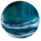 Large Aurora Seascape Art | Circle 60 cms