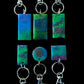 Aurora Borealis Glow In The Dark Resin Keyring