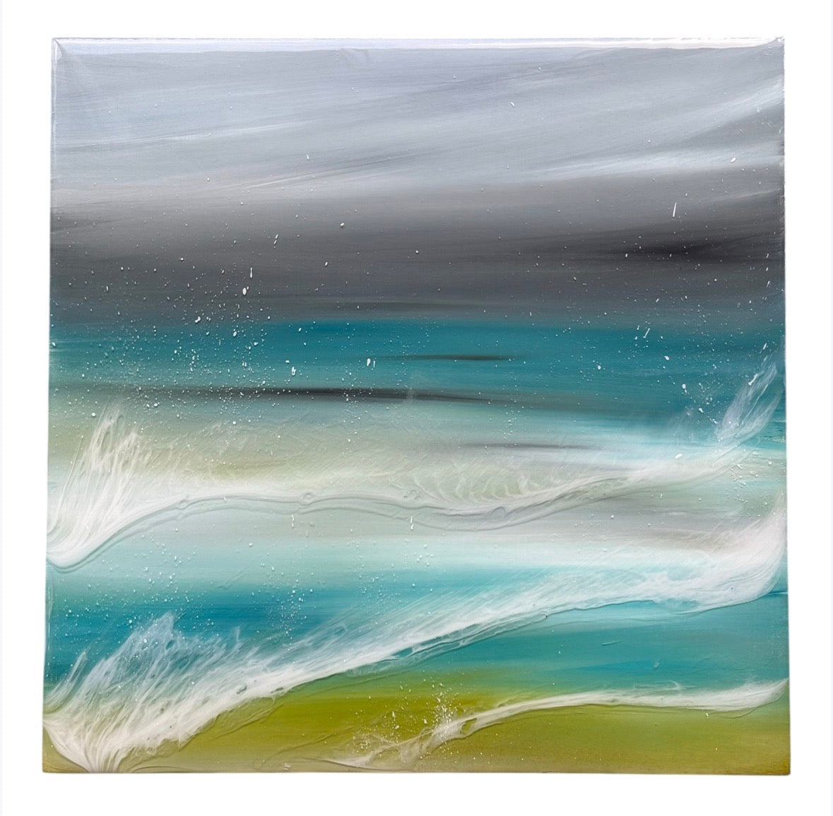 Ripples over gold | 30 cm