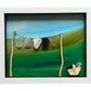 Island Treasure Washing on the Line Artwork