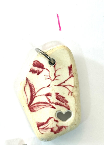 Sea Pottery Pink Pendants