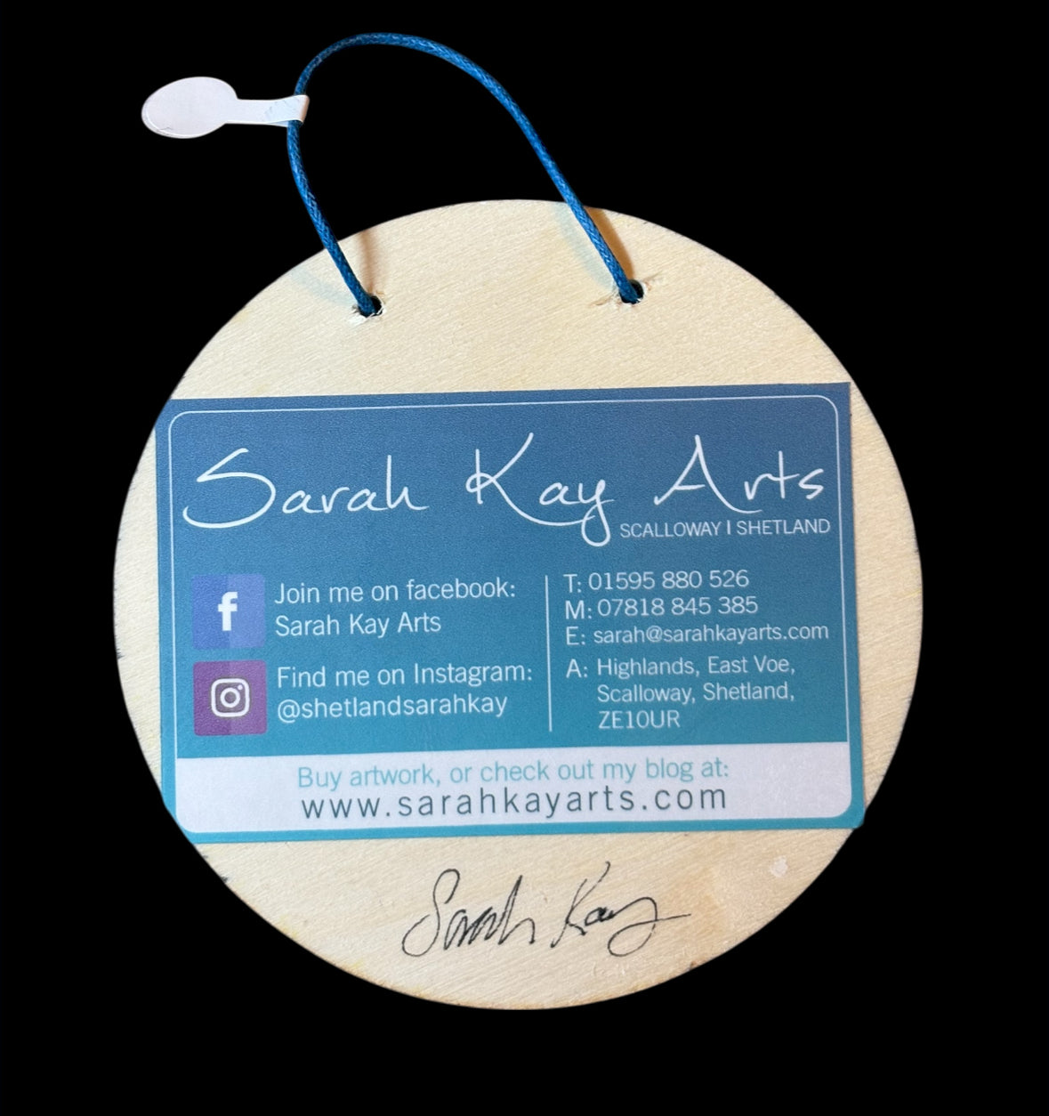 Snow man sea glass hanging plaque.